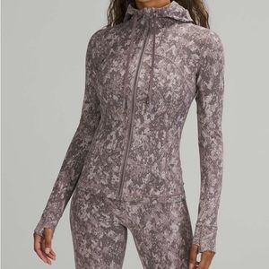 Lululemon hooded Define Jacket 10 Hideaway Camo Lunar Rock Multi